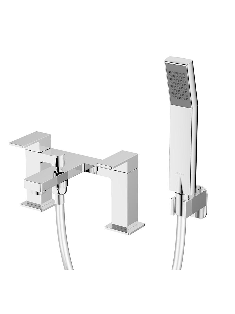Latitude Deck mounted bath shower mixer with shower kit