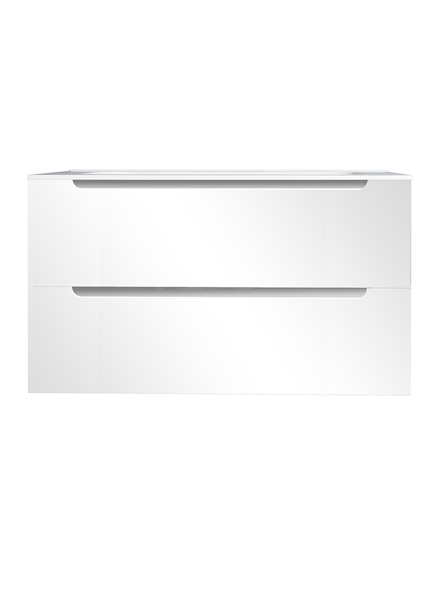 Atoll 800mm 2 drawer wall hung unit