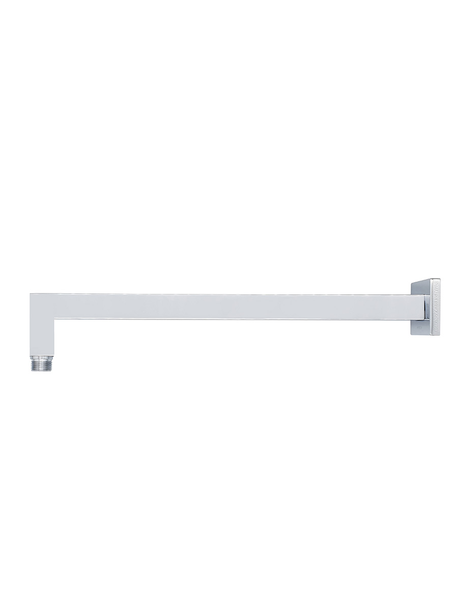 Square wall mounted shower arm